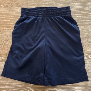 Boys Cat & Jack navy blue elastic waist pull on shorts size XS 4/5